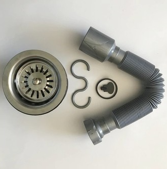 1. KALİTE GRİ ÇÖPMAK KÖRÜKLÜ SİFON